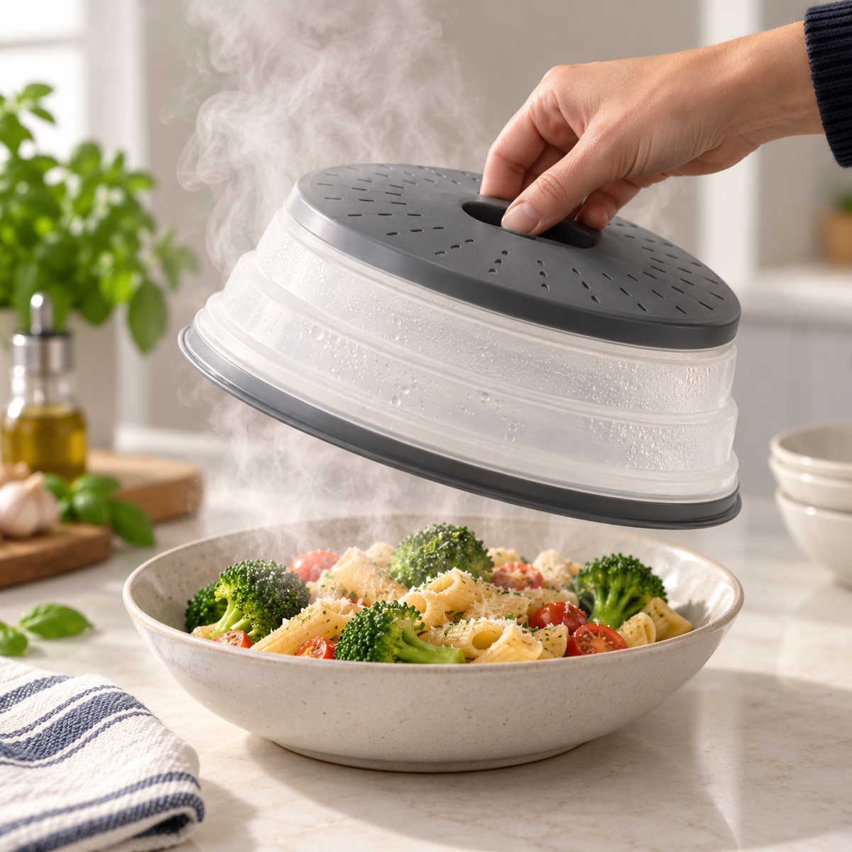 Collapsible Microwave Food Cover - Set of 3