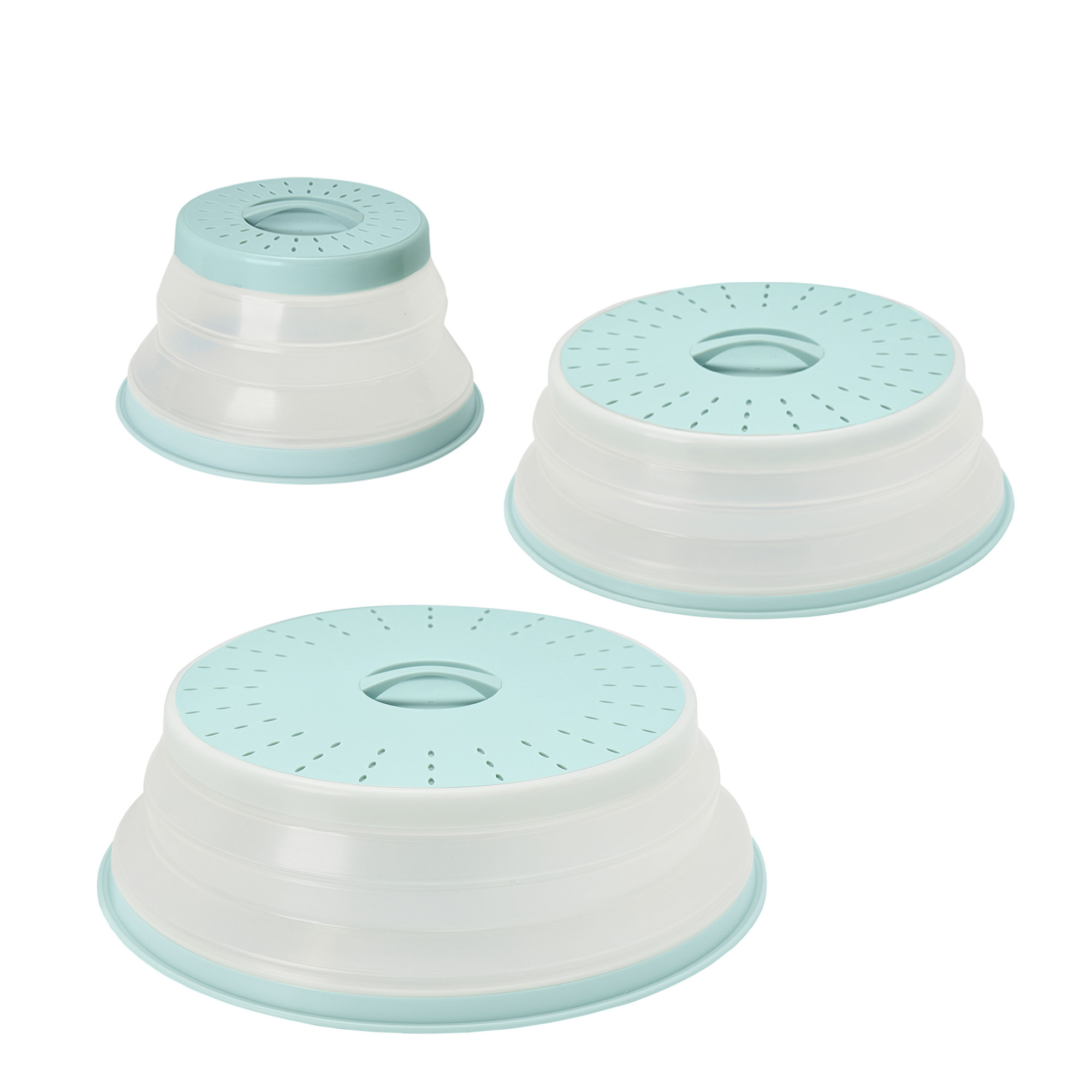 Collapsible Microwave Food Cover - Set of 3