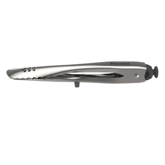 Picture of 7" Stainless Steel Tongs - Charcoal