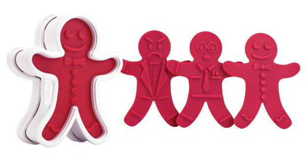 Picture of Ginger Boy Cookie Cutters - Set of 6