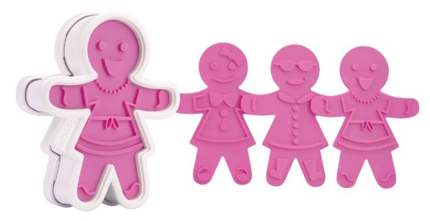 Picture of Ginger Girl Cookie Cutters - Set of 6