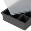 Picture of Perfect Cube Ice Tray with Lid - Charcoal