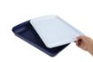 Picture of 2-Piece Large Prep & Serve Marinade Tray Set - Stratus Blue