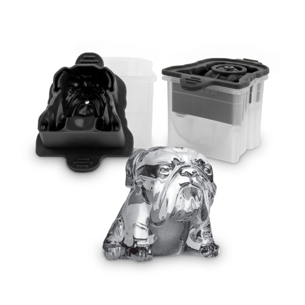 Picture of Bulldog Ice Molds S/2 Charcoal