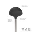 Picture of Silicone Ladle SS Handle Black