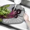 Picture of Prep N Rinse Flat Colander Oyster Gray