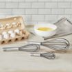 Picture of 6" Silicone Coated Stainless Steel Mini Whisk - Charcoal